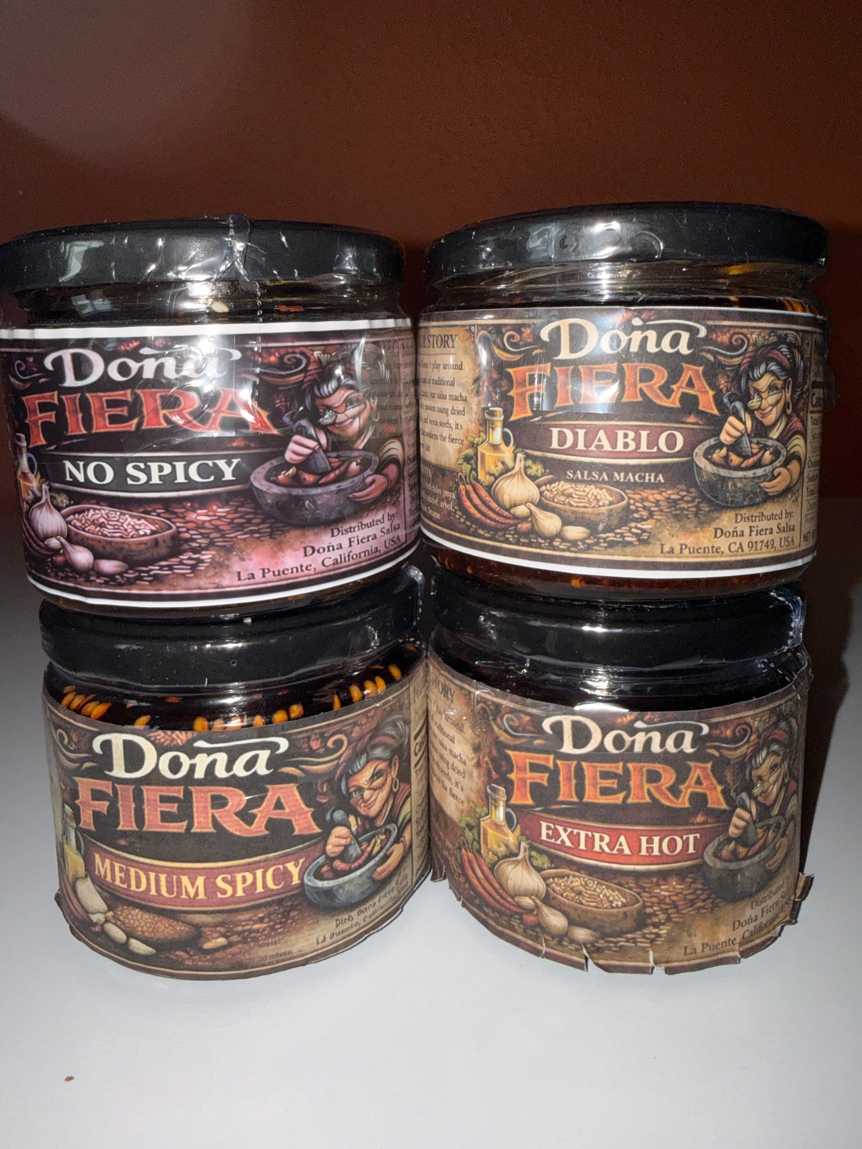 LAS 4 DE DONA FIERA (12 oz each jar)