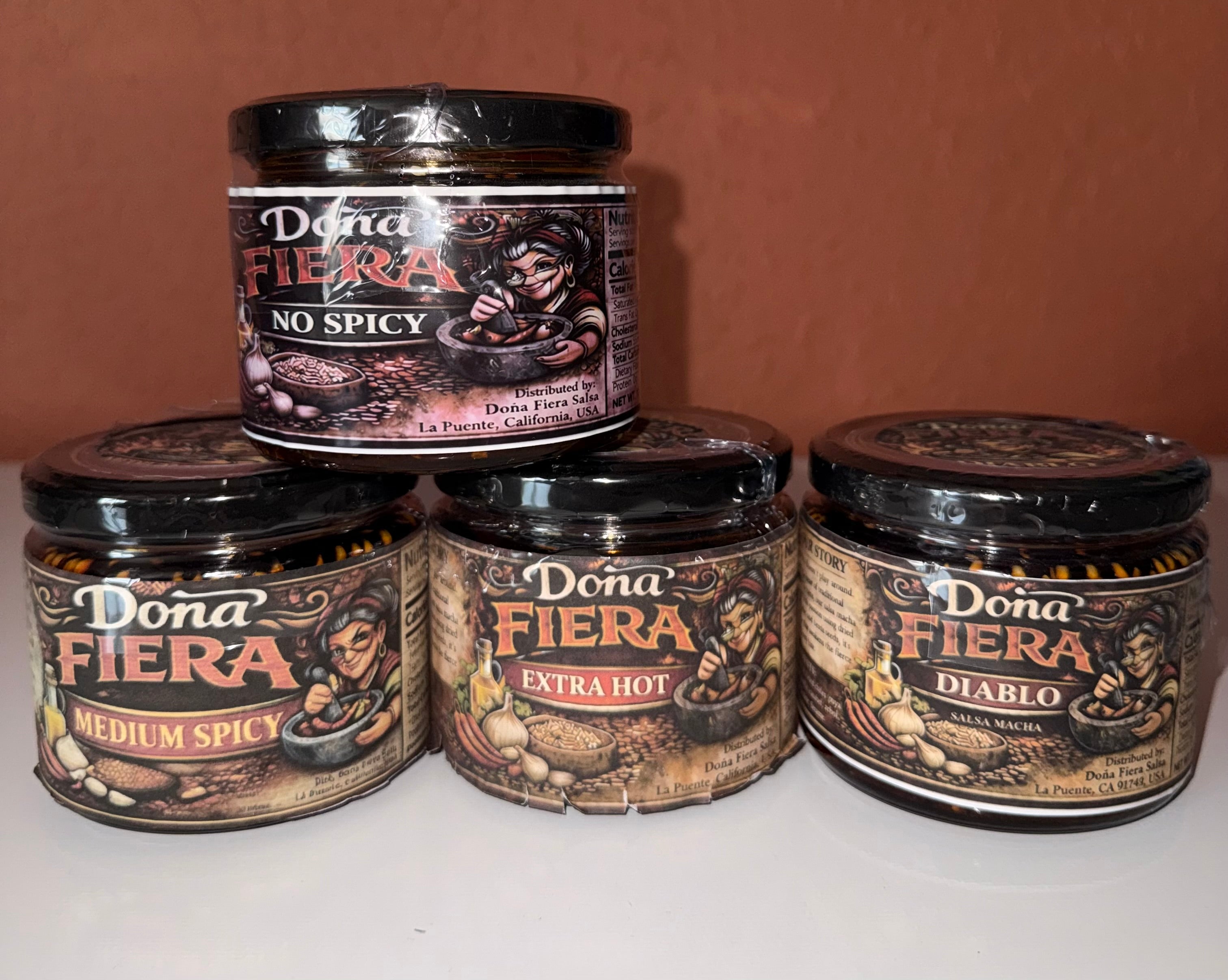 LAS 4 DE DONA FIERA (12 oz each jar)
