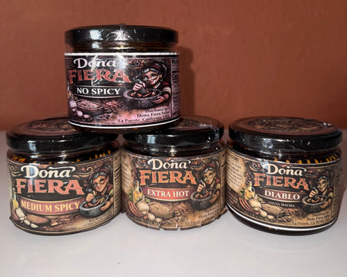 LAS 4 DE DONA FIERA (12 oz each jar)